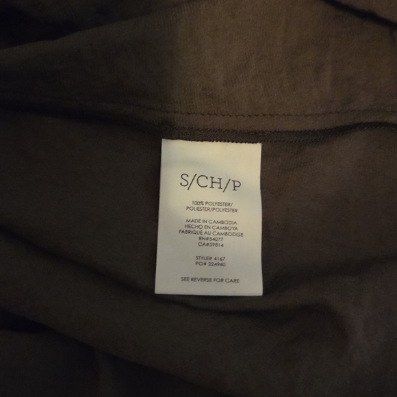 Cabi Icon Blouse Wren Brown Ruffle Blouse Small - Picture 5 of 9